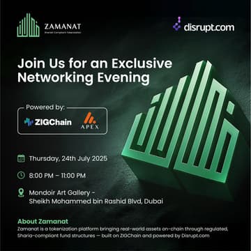 Cover Image for Zamanat - Exclusive Gathering | Co-Hosted by Apex Group & ZIGChain