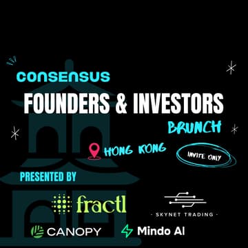 Cover Image for Consensus Hong Kong Founders & Investors Brunch ✨ (invite only)