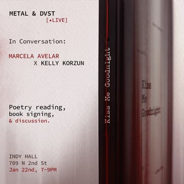 Cover Image for Kiss Me Goodnight: Poetry Reading, Book Signing & Discussion