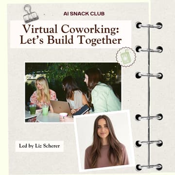 Cover Image for Build Together: Virtual Co-Working Session (Body Doubling)