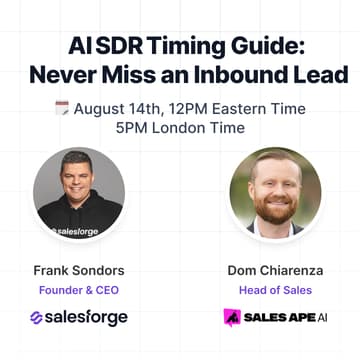 Cover Image for AI SDR Timing Guide: Never Miss an Inbound Lead