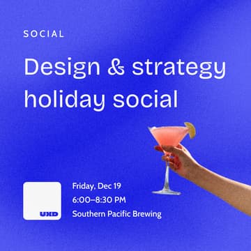 Cover Image for Design & strategy holiday social