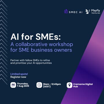 Cover Image for AI for SMEs: A Collaborative Workshop for SME Business Owners