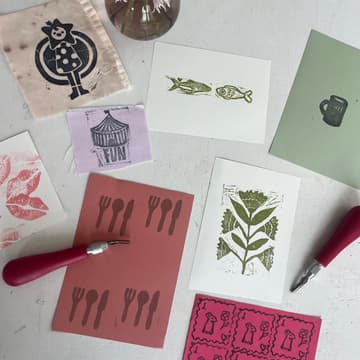 Cover Image for Print Club: Linocut Stamps
