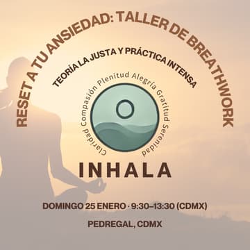 Cover Image for Reset a tu Ansiedad: Taller de Breathwork