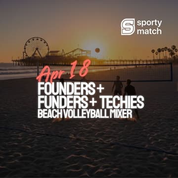 Cover Image for 🏐 Founders, Funders & Techies: Beach Volleyball Mixer