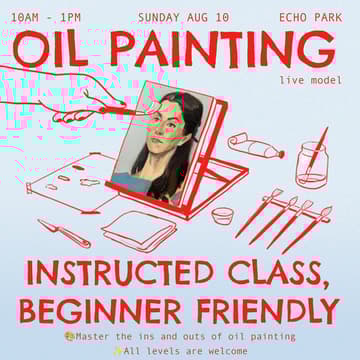 Cover Image for Oil Painting Class - Live Model (Portraits)