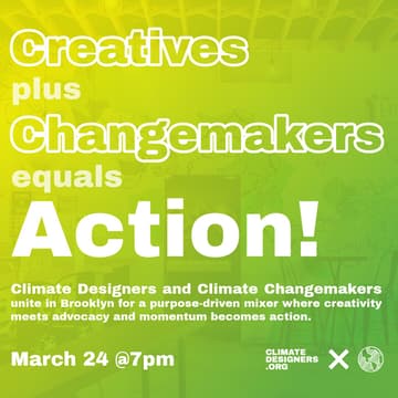 Cover Image for Creatives + Changemakers = Action