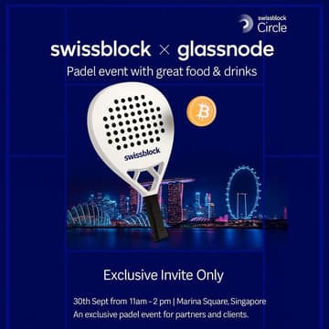 Cover Image for Swissblock x Glassnode Exclusive VIP Padel Event