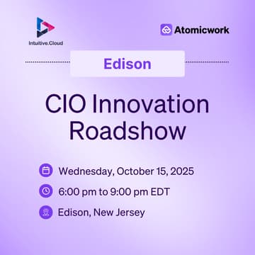 Cover Image for CIO Private Dinner & Innovation Roadshow