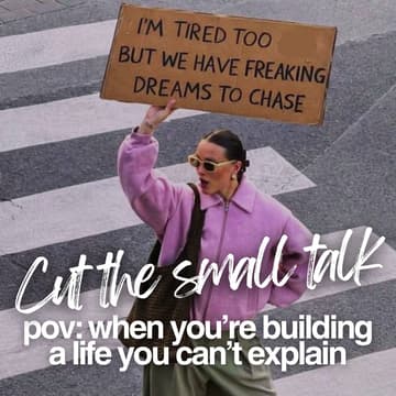 Cover Image for pov: you're building a life you can't explain ⚠️💬