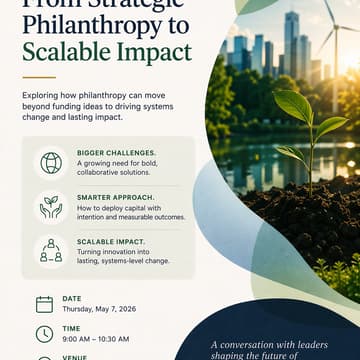 Cover Image for From Strategic Philanthropy to Scalable Impact (Zurich Climate Week)