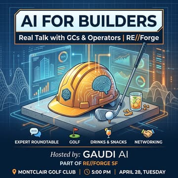 Cover Image for AI for Builders — Real Talk with GCs & Operators | RE//Forge