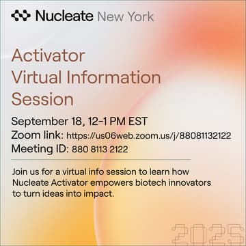 Cover Image for Nucleate NY Activator Virtual Info Session