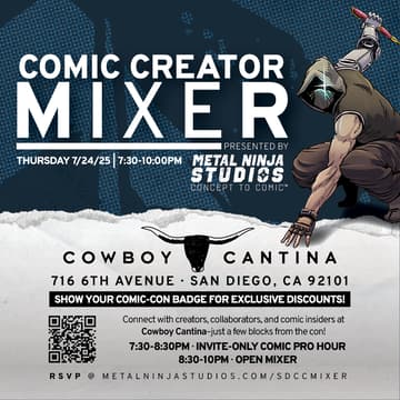 Cover Image for Comic Creators & Industry Mixer @ SDCC Week