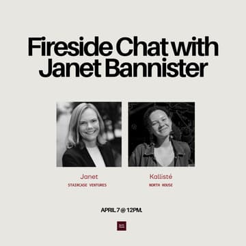 Cover Image for Fireside Chat with VC Janet Bannister