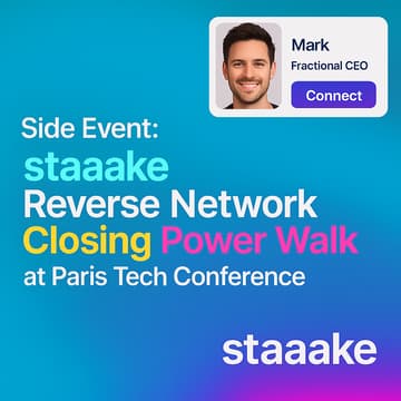 Cover Image for Side Event: staaake Reverse Network Closing Power Walk at Paris AI/Tech Conference