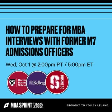 Cover Image for How to Prepare for MBA Interviews with Former M7 Admissions Officers