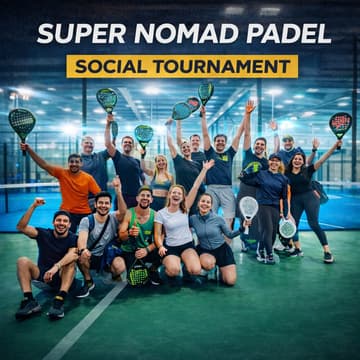 Cover Image for SUPER NOMAD PADEL ✦ Social Tournament With BCN Entrepreneurs & Professionals