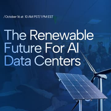 Cover Image for The Renewable Future For AI Data Centers