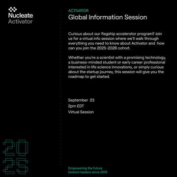 Cover Image for Nucleate Activator - Global Info Session