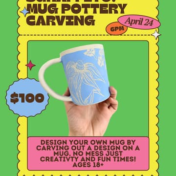 Cover Image for Sgraffito: Pottery Mug Design Carving