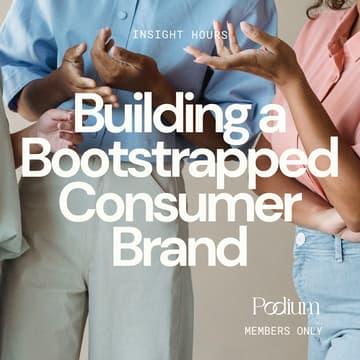 Cover Image for Insight Hours: Building A Bootstrapped Consumer Brand