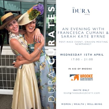 Cover Image for DURA CURATES | An Evening with Francesca Cumani and Sarah Kate Byrne - in aid of Brooke