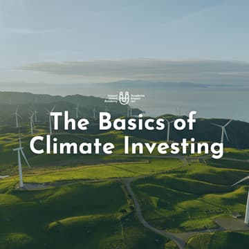 Cover Image for The Basics of Climate Investing