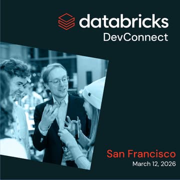 Cover Image for Databricks DevConnect | San Francisco