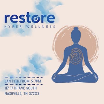 Cover Image for Restore Hyper Wellness Event
