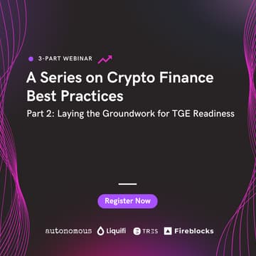 Cover Image for A Series on Crypto Finance Best Practices - Part 2: Infrastructure, Custody & Financial Ops
