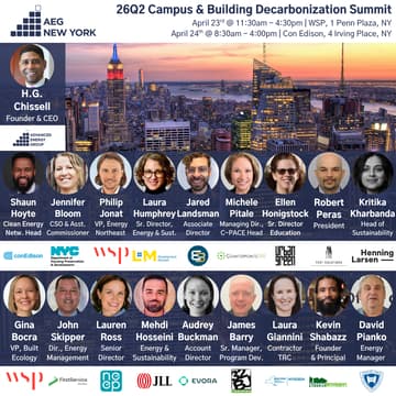 Cover Image for AEG New York 26Q2 Campus & Building Decarbonization Summit