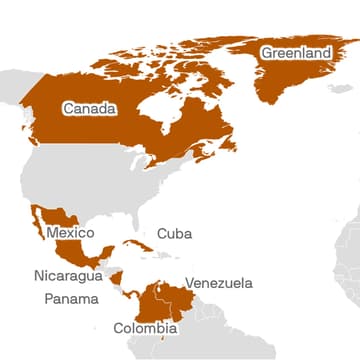 Cover Image for What's in it for the US to "take" Venezuela, Mexico, Canada, Greenland & the Panama Canal?