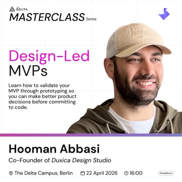 Cover Image for Masterclass: Design-Led MVPs