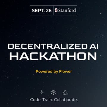 Cover Image for Decentralized AI Hackathon at Stanford powered by Flower
