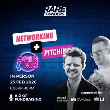 Cover Image for A-Z of Fundraising + Open Mic Pitching and Networking