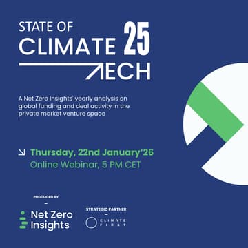 Cover Image for State of Climate Tech 2025 Webinar