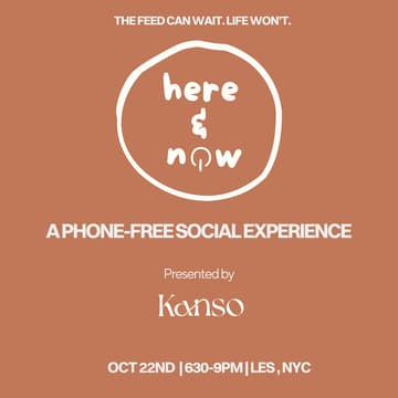 Cover Image for Here & Now: A Phone-Free Experience (NYC)
