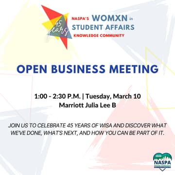 Cover Image for WISA Open Business Meeting