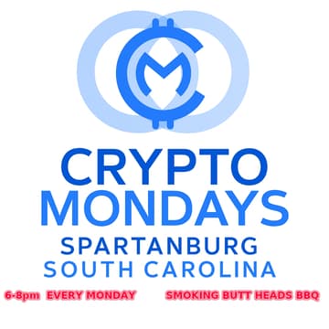 Cover Image for 11th Crypto Mondays Spartanburg @ Smoking Butt Heads BBQ - Sponsored by Stand With Crypto