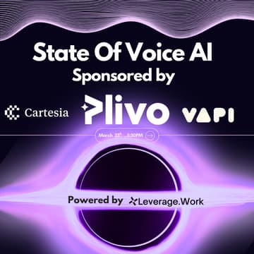Cover Image for The State of Voice AI | A Conversation Across the Stack (Panel + Networking)
