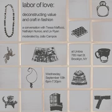 Cover Image for labor of love: deconstructing value and craft in fashion