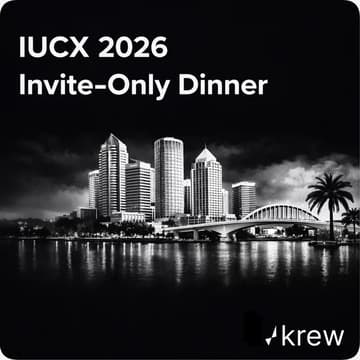 Cover Image for Krew | IUCX 2026 Day 2 Invite-Only Dinner