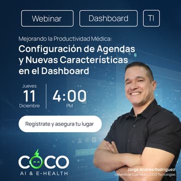 Cover Image for Mejorando la Productividad Médica: Configuración de Agendas y Nuevas Características en el Dashboard
