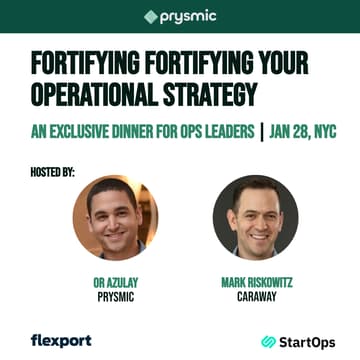 Cover Image for Fortifying Your Operational Strategy: An Exclusive Dinner for Ops Leaders