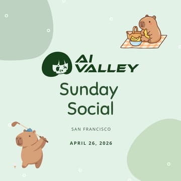 Cover Image for 🌤 AI Valley Sunday Social