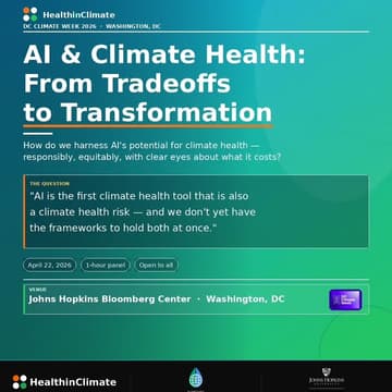 Cover Image for AI & Climate Health: From Tradeoffs to Transformations