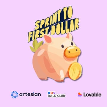 Cover Image for Sprint to First $ with Lovable