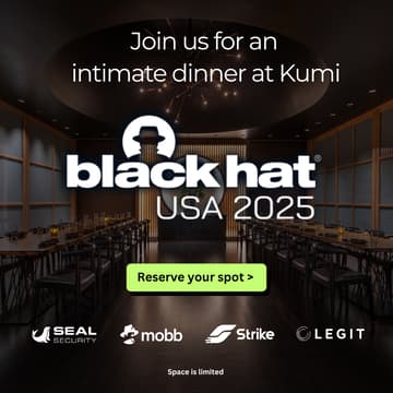 Cover Image for An Intimate Evening at Black Hat with Seal Security, Mobb, Legit Security & Strike